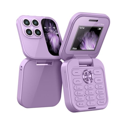 Amazon.co.jp: i17 PRO ミニフリップ携帯電話、FMラジオ付き